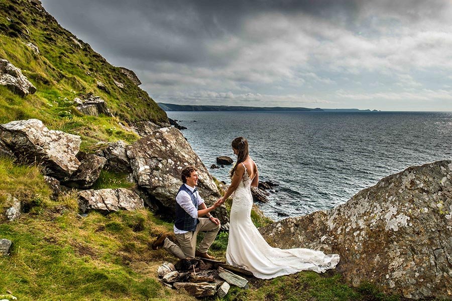 wedding photographer in cornwall