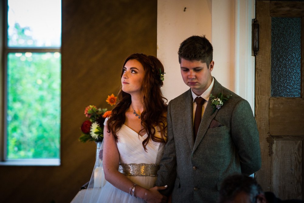 bride and groom portrait