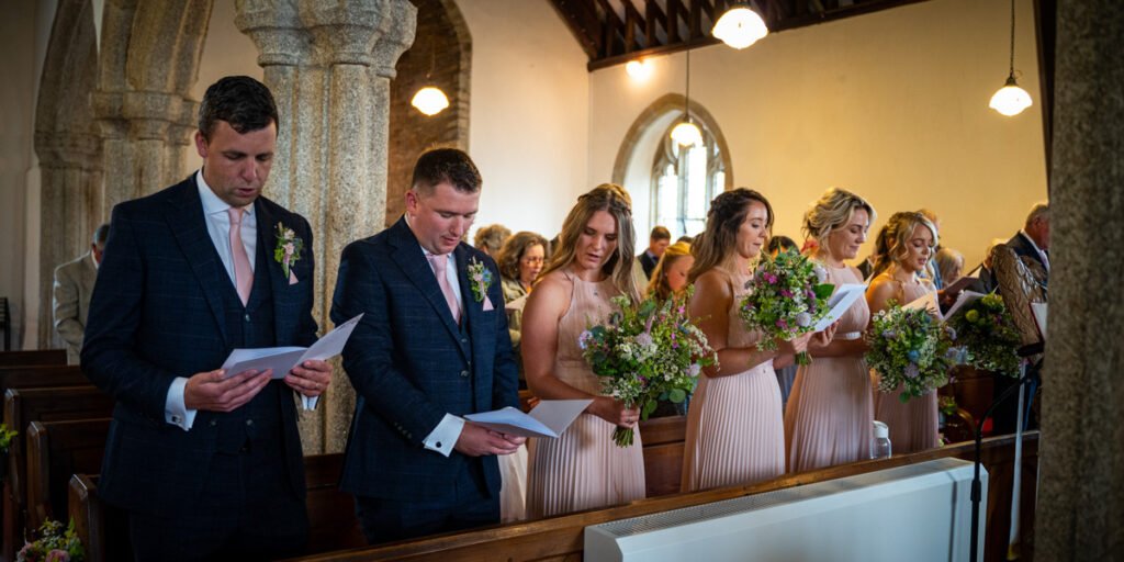 wedding ceremony in cornwall