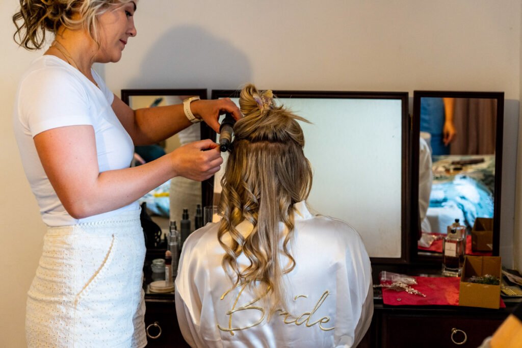 wedding hair in cornwall