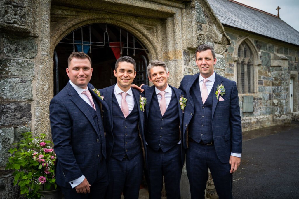 groom and groomsmen