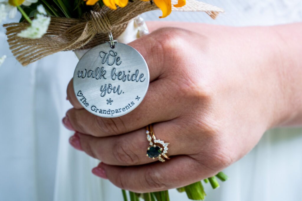 brides bouquet charm