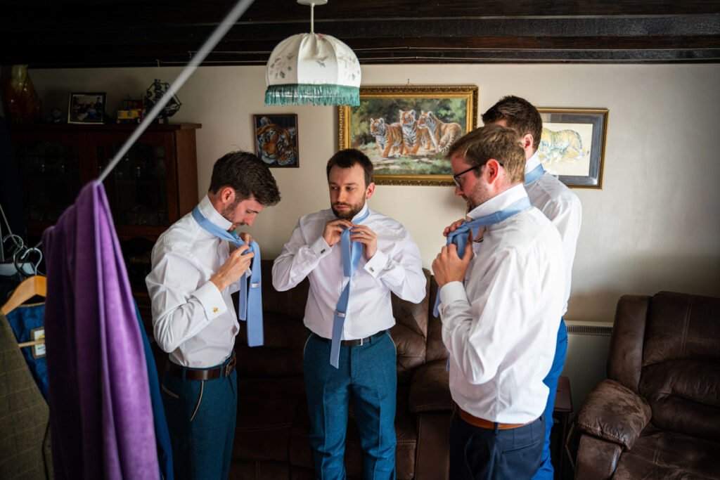 groomsmen preparations