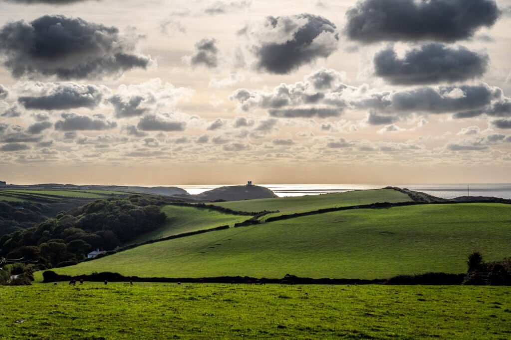 wedding venue view in cornwall