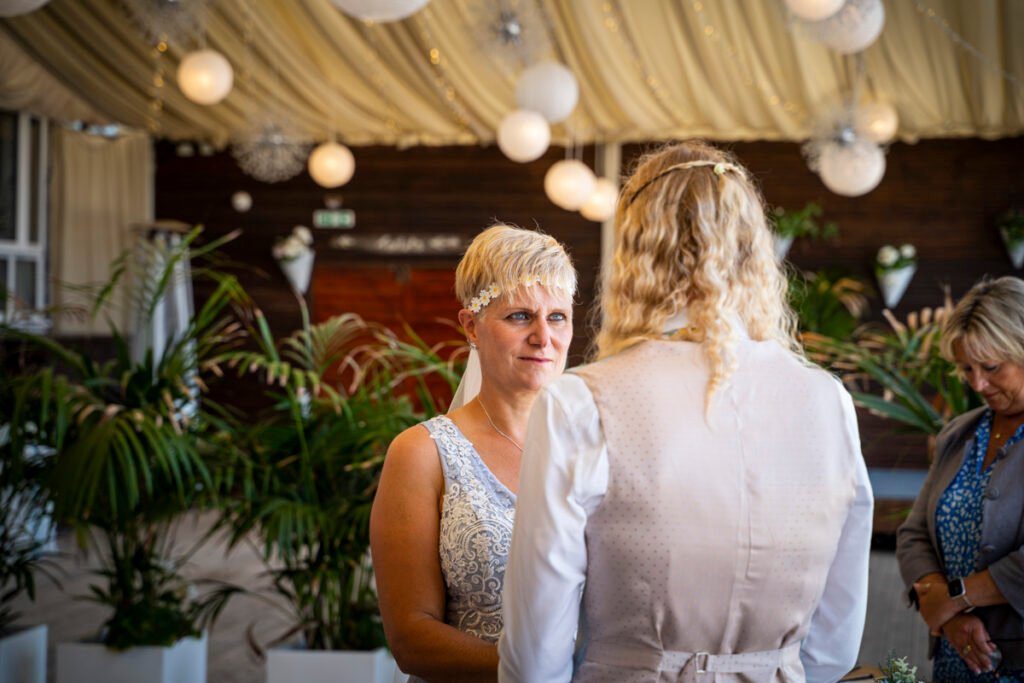newquay same sex wedding bride and bride vows