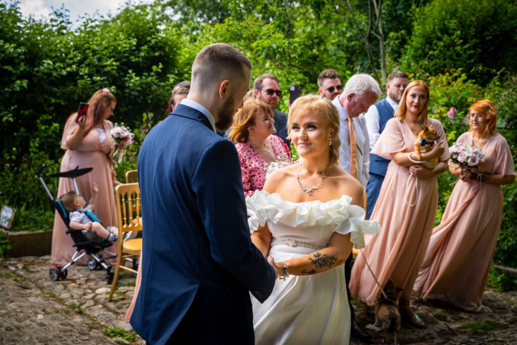 bride and groom wedding vows