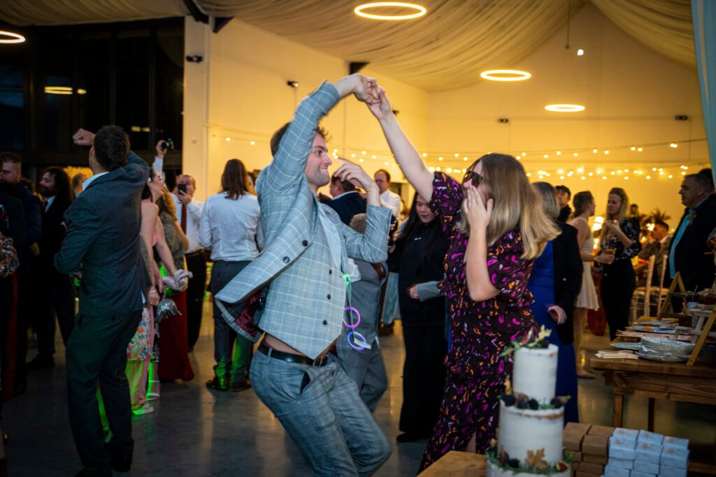 wedding reception at The barn at Pengelly Cornwall