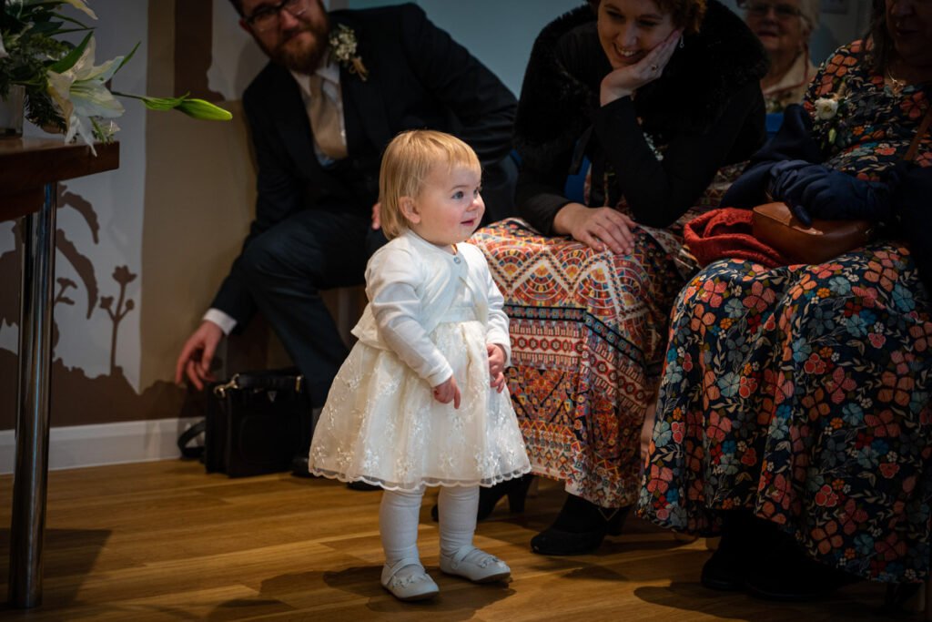 Flower girl photograph in cornwall