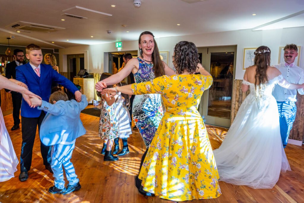 wedding reception photography in cornwall