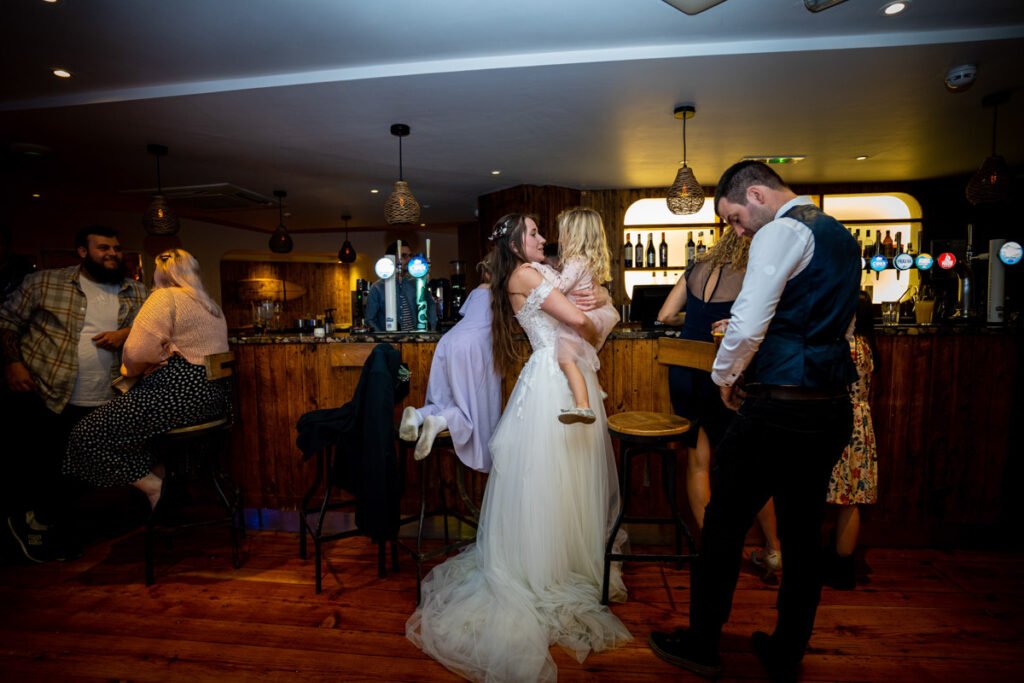 wedding party photography in cornwall