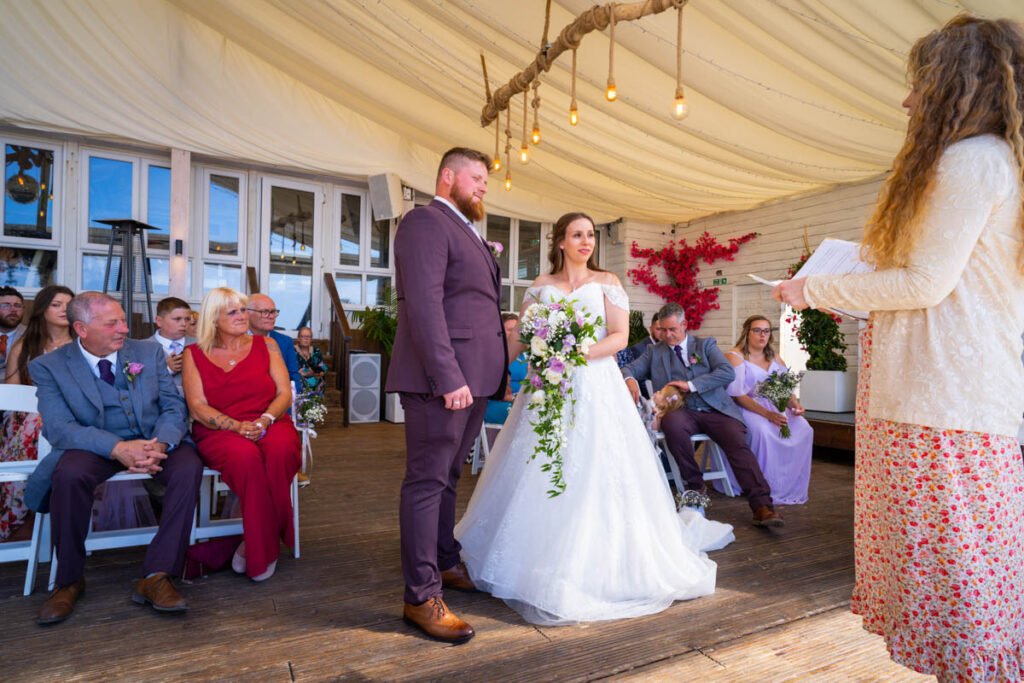 bride and groom ceremony