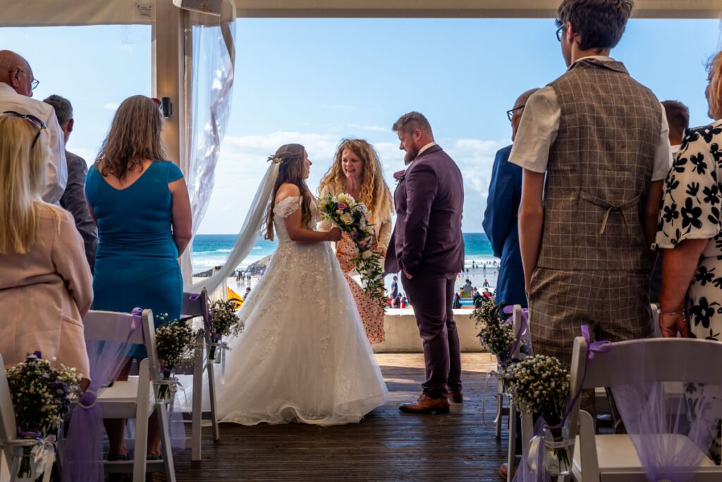 bride and groom ceremony