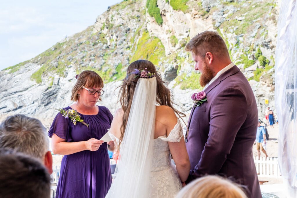 mother of the bride reading