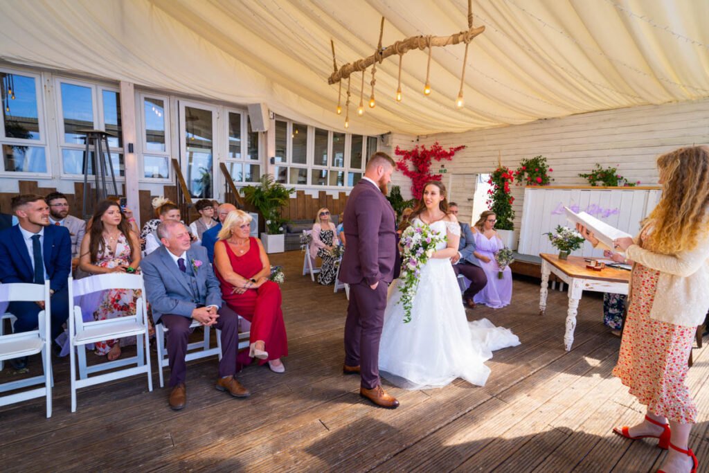 Bride and groom ceremony