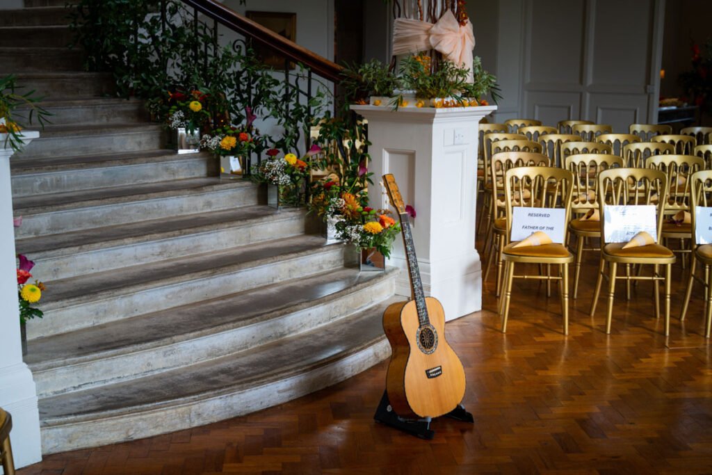 guitar at the wedding ceremony