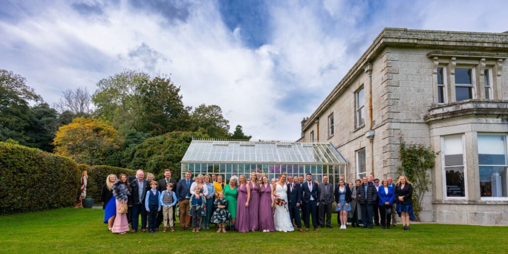 Wedding family group shot