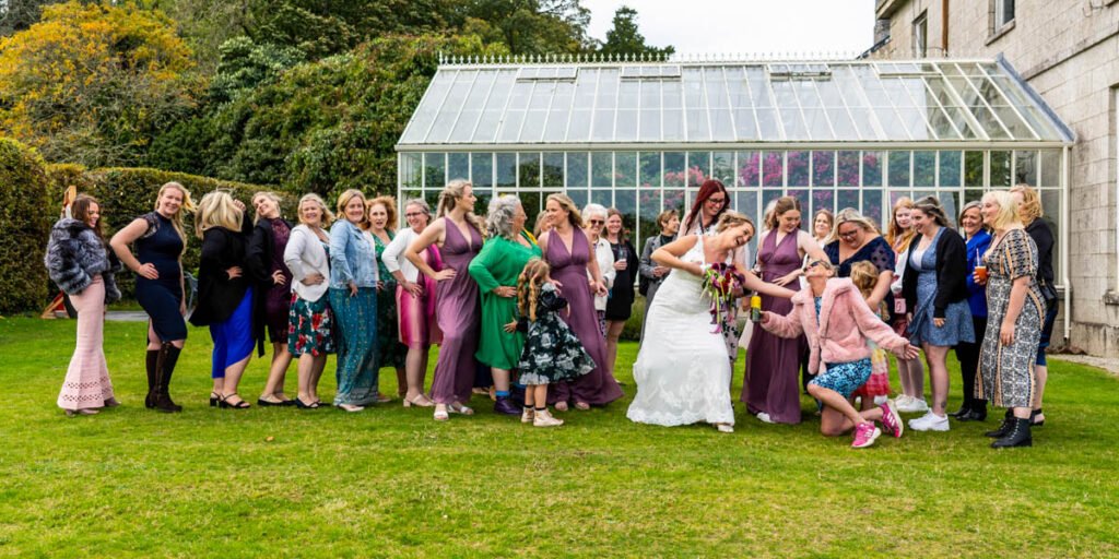 Wedding family group shot