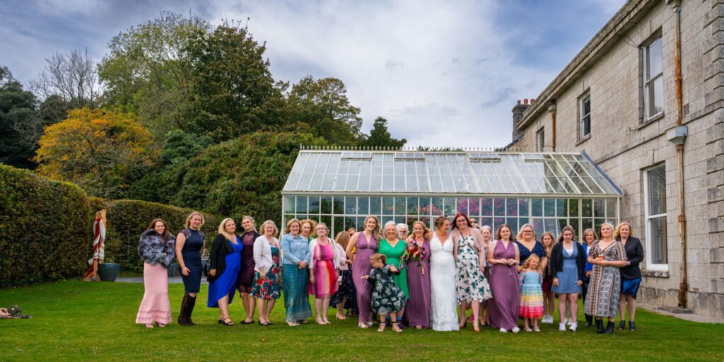 Wedding family group shot