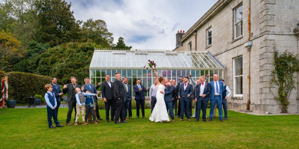 Wedding family group shot