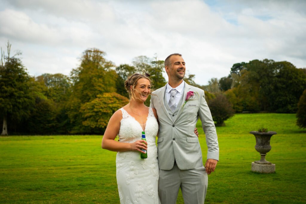 Bride and friend