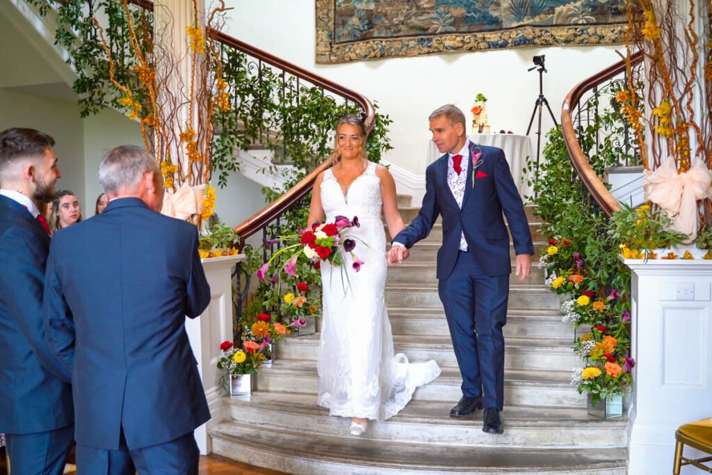 Bride and Father walking down the aisle