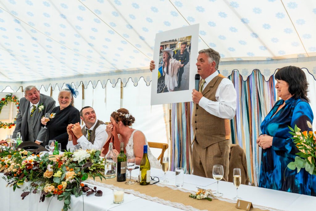 Father of the bide's speech at the wedding