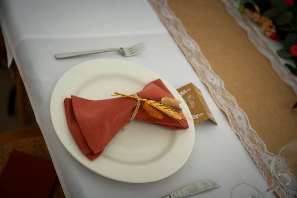 wedding Breakfast place settings